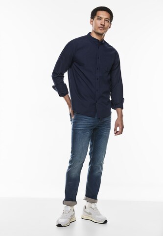 Street One MEN Regular Fit Hemd in Blau