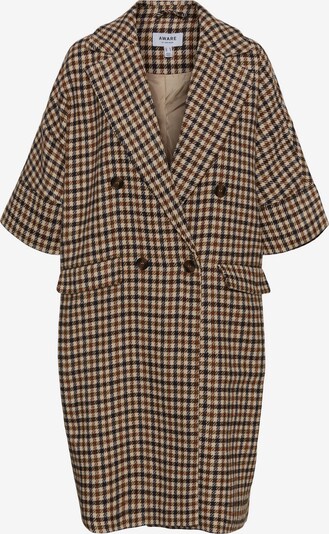 VERO MODA Between-Seasons Coat in Beige / Dark brown / Black, Item view