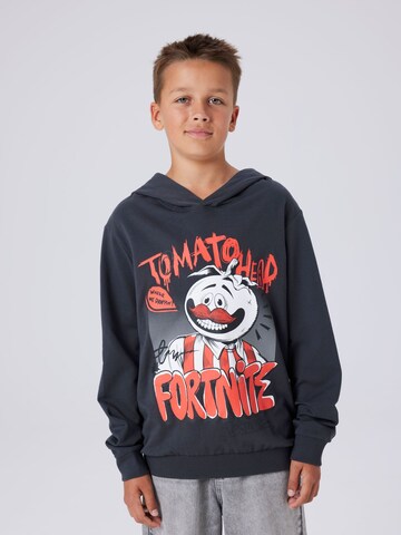 TWO SOON Sweatshirt 'Fortnite' in Schwarz: Vorderseite