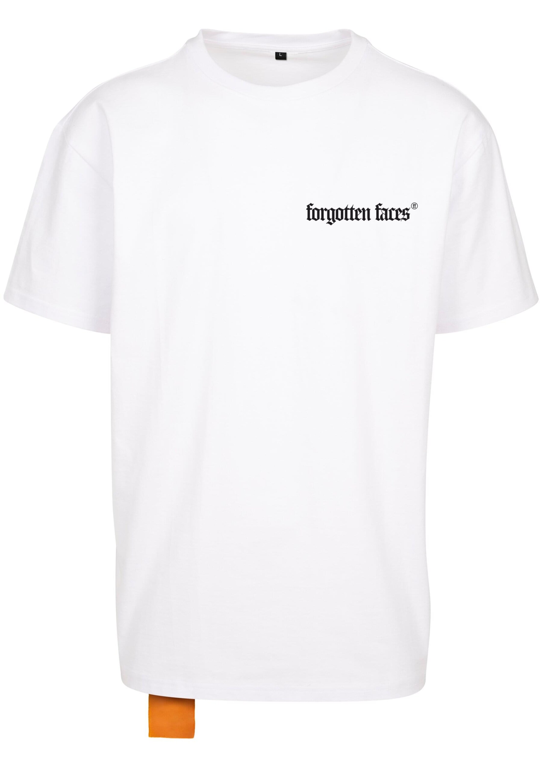 Maglietta di Forgotten Faces in bianco: frontale
