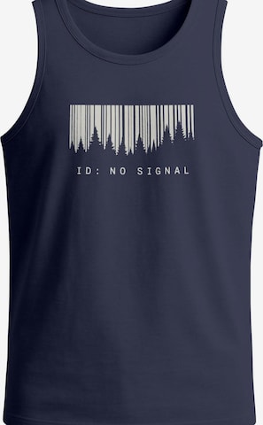 Neverless Shirt 'No Signal' in Blue: front