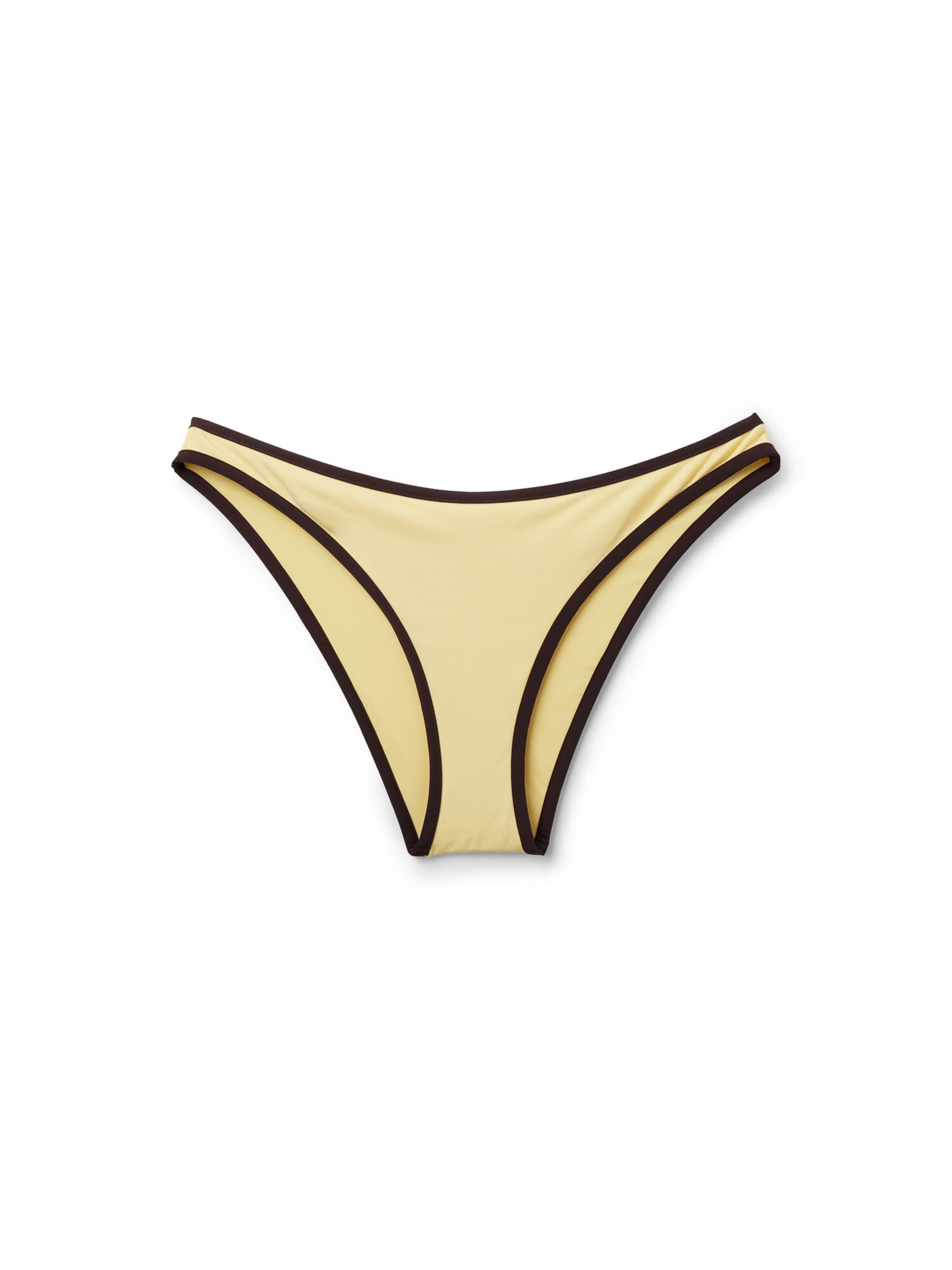 CALZEDONIA Bikini Bottoms in Yellow: front