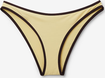 CALZEDONIA Bikini Bottoms in Yellow: front