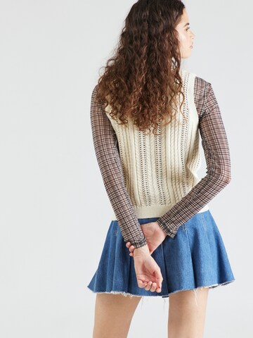 NÜMPH Gebreide bodywarmer 'BLAIR' in Beige