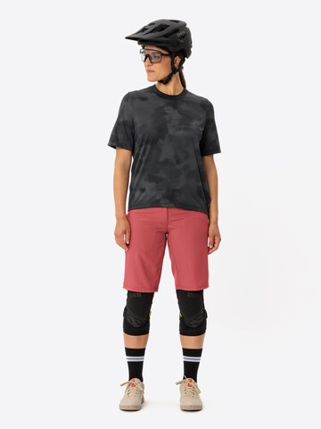 VAUDE Regular Outdoor Pants 'Loamer' in Red