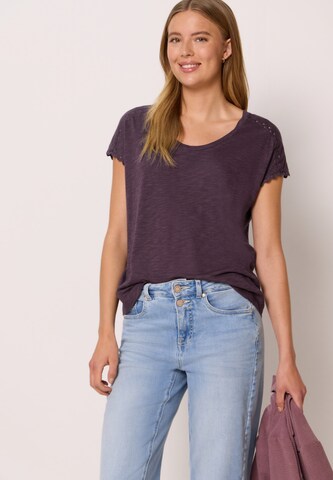 Street One Studio Shirt in Lila: Vorderseite