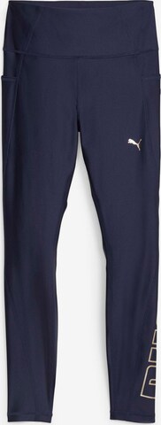 Skinny Pantalon de sport 'EVERSCULPT' PUMA en bleu : devant