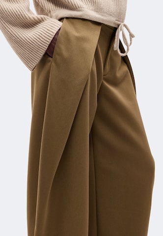Pull&Bear Barrel Élére vasalt nadrágok - bézs: oldalt