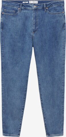 Slimfit Jeans 'ANNE' de la MANGO pe albastru: față