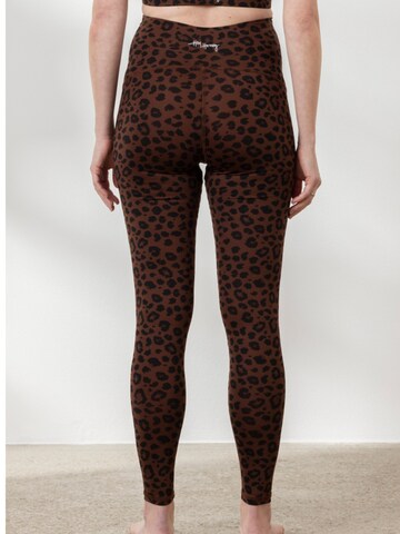 Skinny Leggings 'Maternity' di Hey Honey in marrone