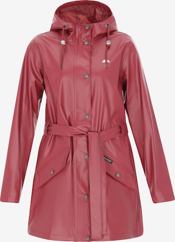Manteau mi-saison Schmuddelwedda en rouge : devant