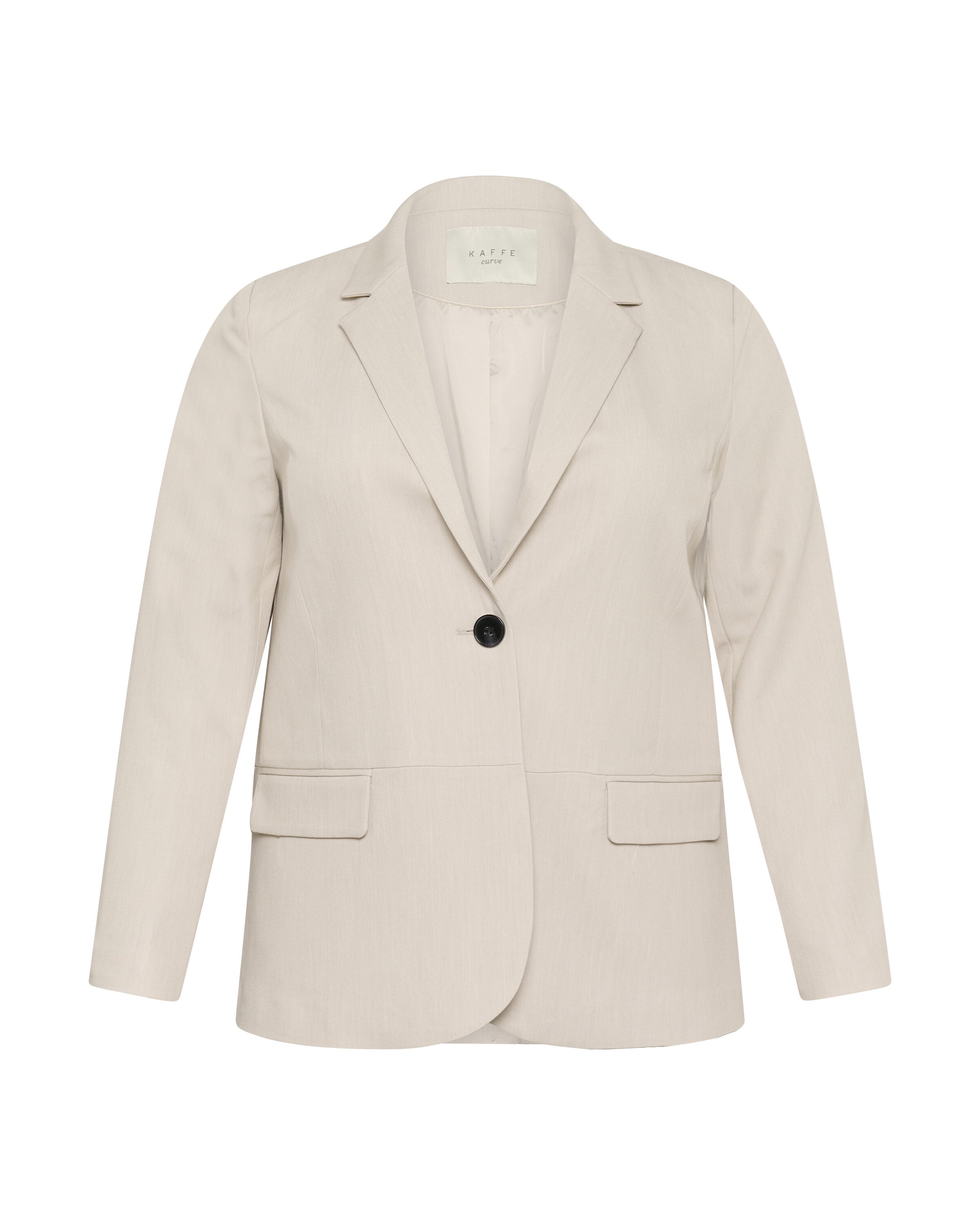 KAFFE CURVE Blazer 'Sakira' in Beige: Vorderseite
