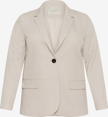 KAFFE CURVE Blazers 'Sakira' in Beige: voorkant