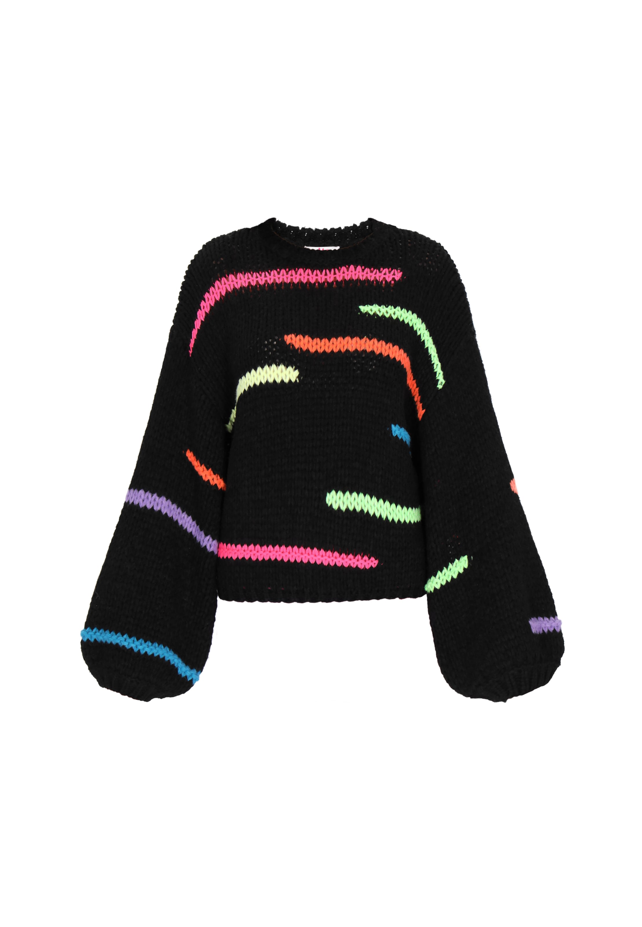 MYMO Pullover in Schwarz: Vorderseite