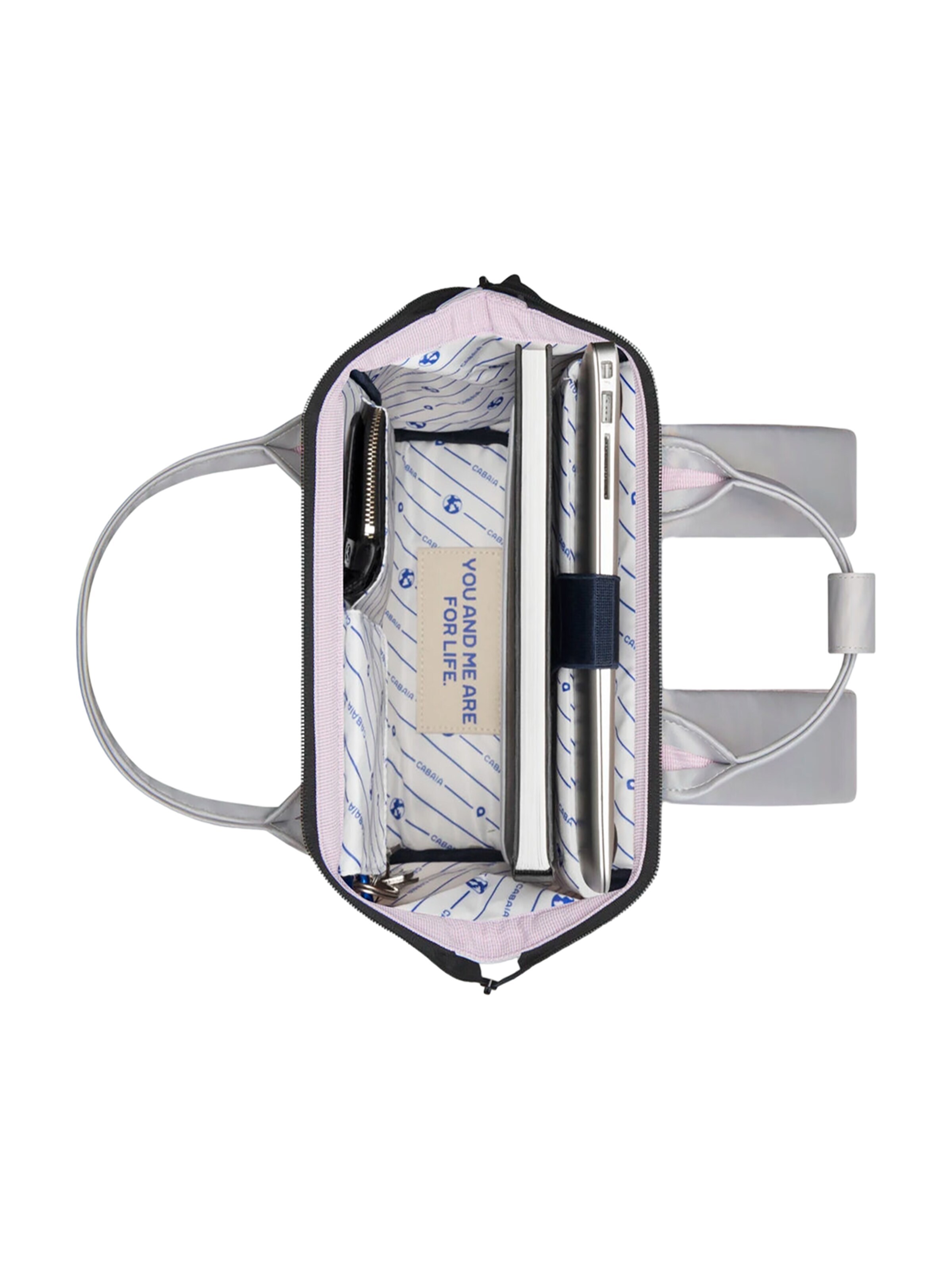 Cabaia Rucksack 'Rennes S'‌‌‌‌‌‌‌‌ in Silber