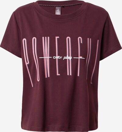 Tricou funcțional 'ODA' ONLY PLAY pe roz deschis / bordeaux, Vizualizare produs