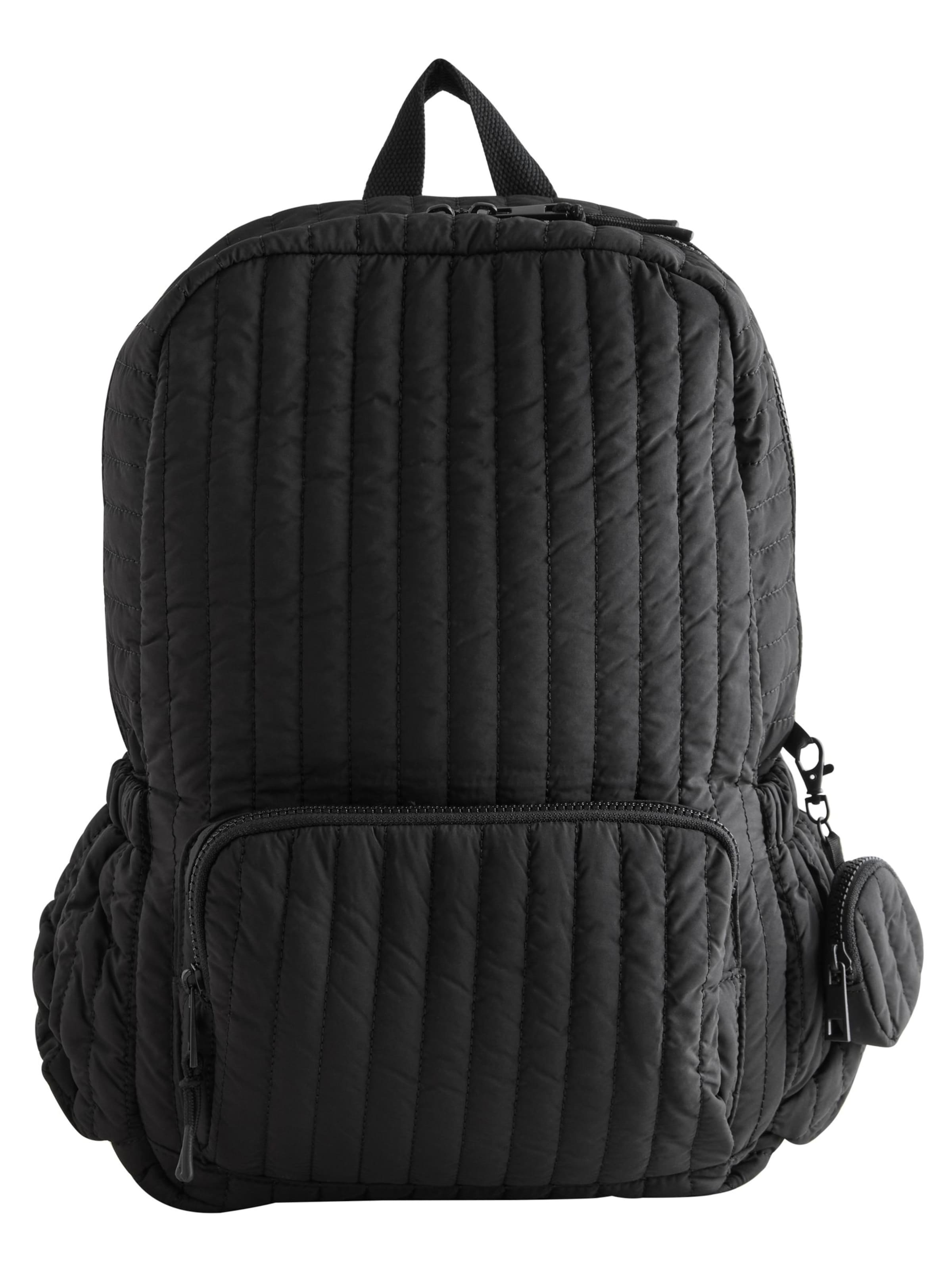 melns Next Mugursoma: no priekšpuses