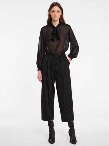 Ana Alcazar Wide leg Trousers 'Aniga' in Black