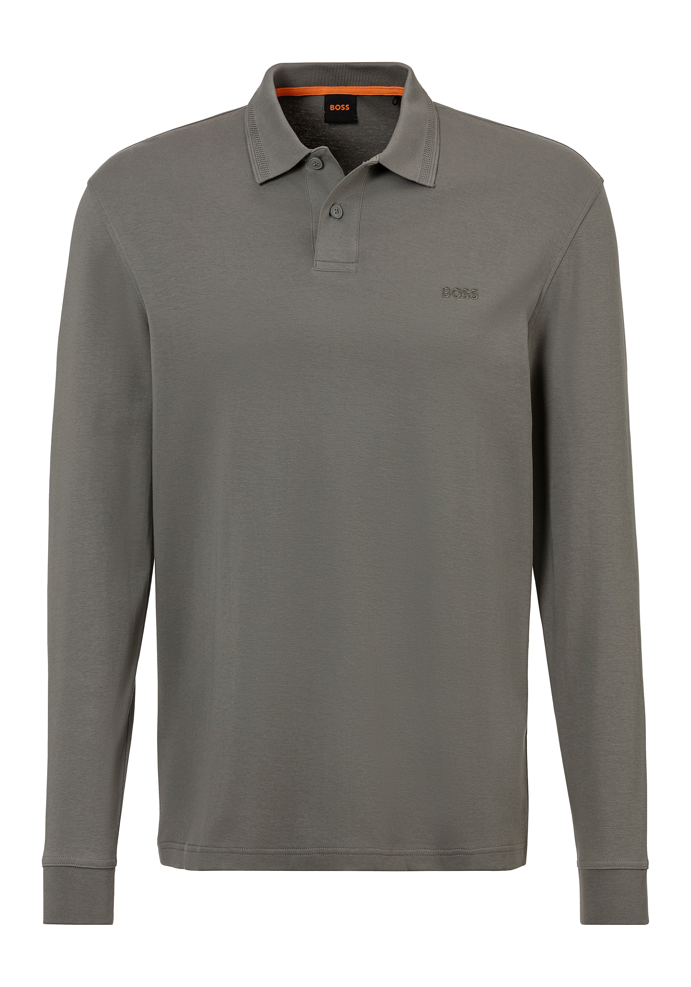 T-Shirt BOSS en gris : devant