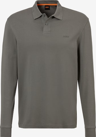 T-Shirt BOSS en gris : devant