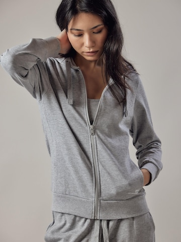 OWN Off With Nature Sweatshirt 'Felpa con Cappuccio e Zip' in Grey