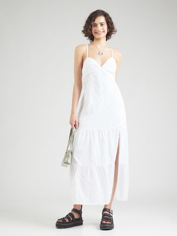 HOLLISTER Summer dress in White: front