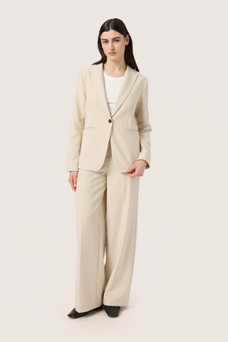 Wide leg Pantaloni con piega frontale 'Corinne' di SOAKED IN LUXURY in beige