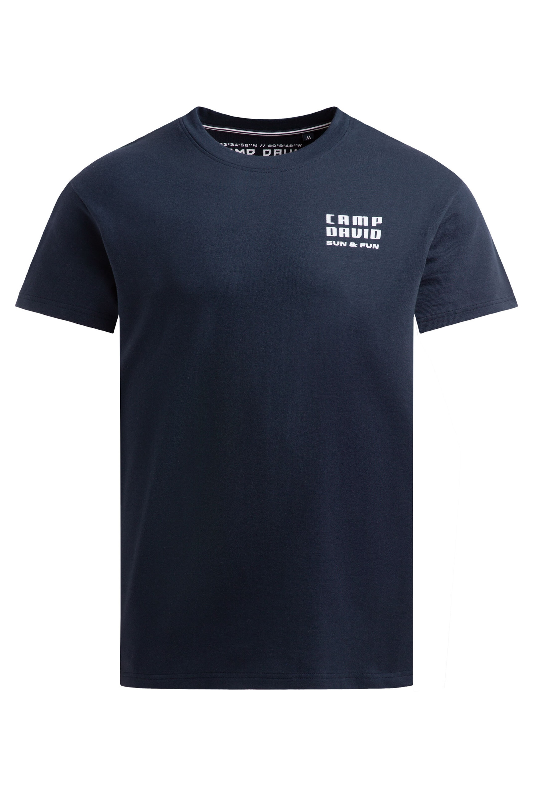 CAMP DAVID Shirt in Blue: front