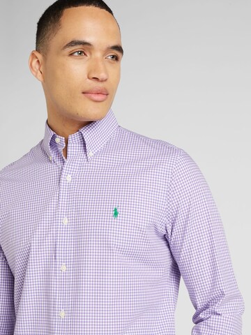 Coupe regular Chemise Polo Ralph Lauren en violet