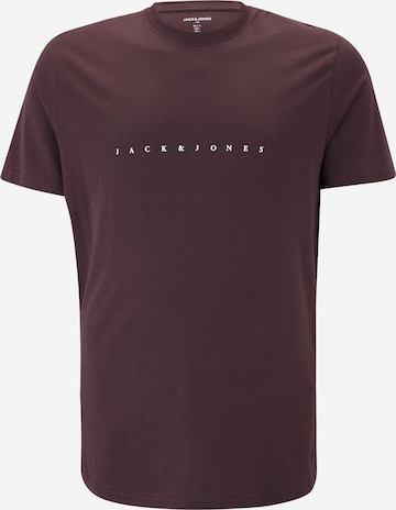 Jack & Jones Plus Shirt 'JJESTAR' in Lila: voorkant