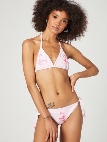 VIERVIER Triangel Bikinitop 'Katja' in Pink
