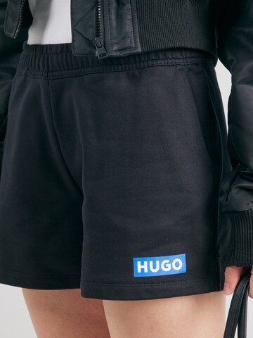 HUGO Normalny krój Spodnie w kolorze czarny
