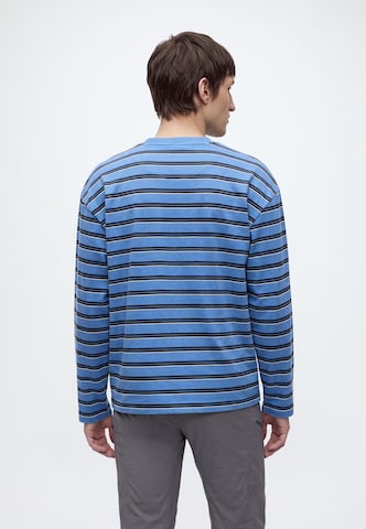 HOLLISTER Тениска в синьо: отзад
