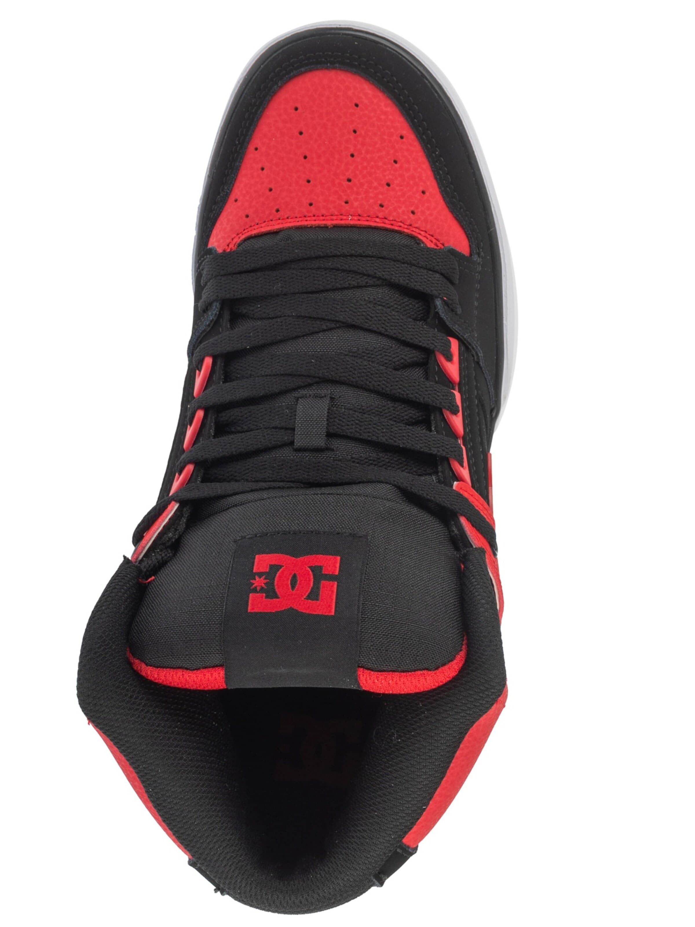 Baskets hautes 'Pure' DC Shoes en rouge