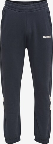 Hummel Workout Pants in Blue: front