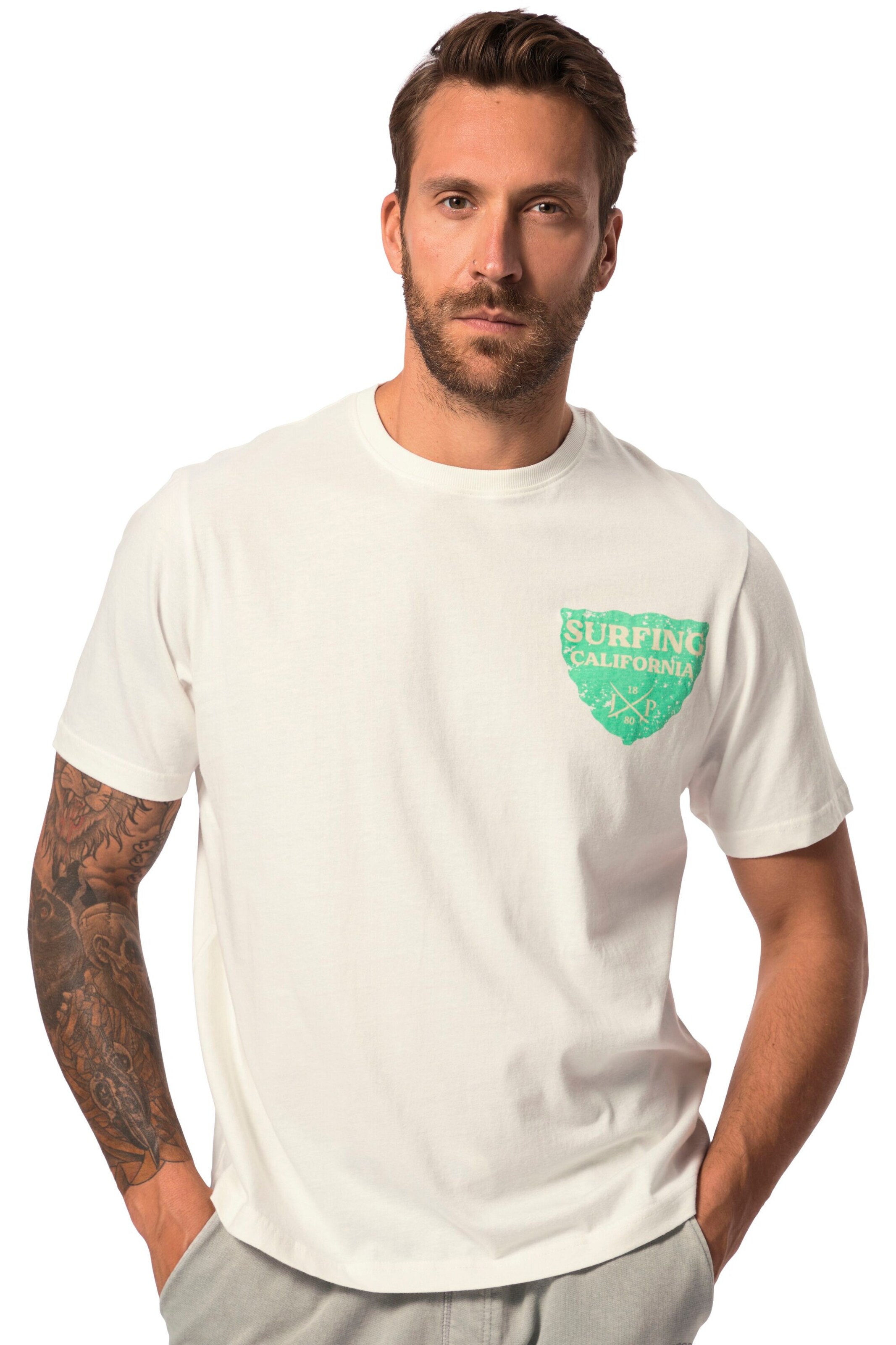JP1880 Shirt in White: front