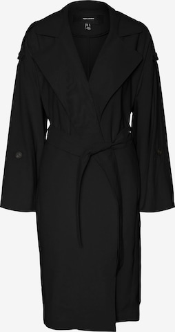 VERO MODA Between-Seasons Coat in Black: front