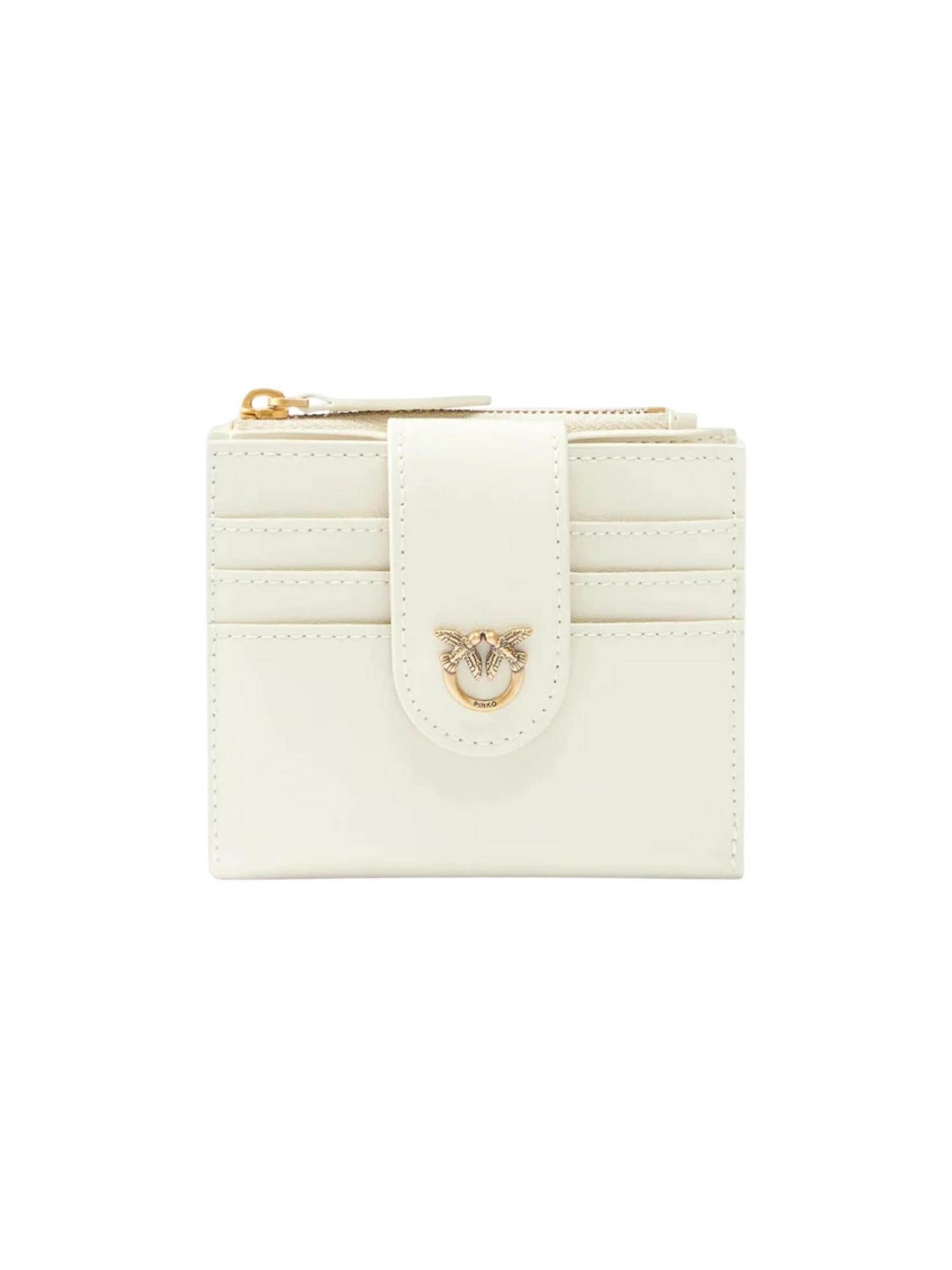 PINKO - Cartera 'MULTI PURPOSE WALLET 103610 A0F1' en blanco: frente