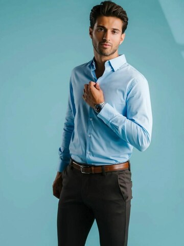TEESHOPPEN - Regular Fit Camisa ' The Original ' em azul