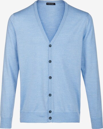 Louis Sayn Gebreid vest 'New Wool' in Blauw: voorkant