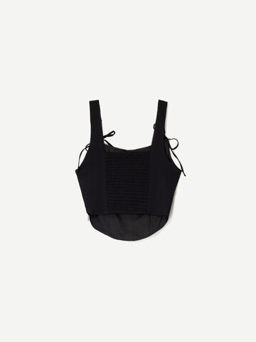 Bershka Top - fekete