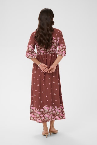 Kaffe Kleid 'KArosine' in Braun