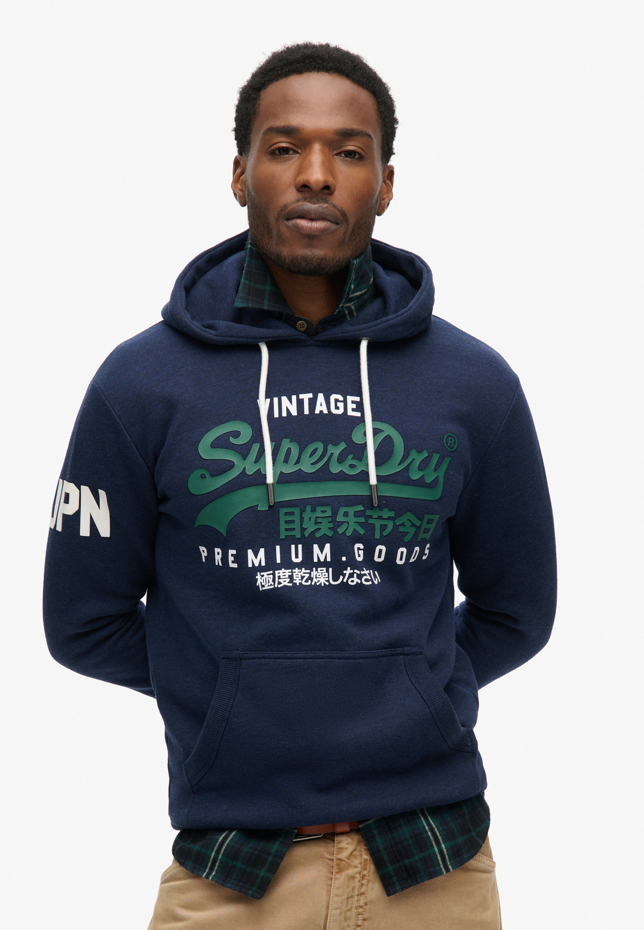 Superdry Sweatshirt in Navy ABOUT YOU