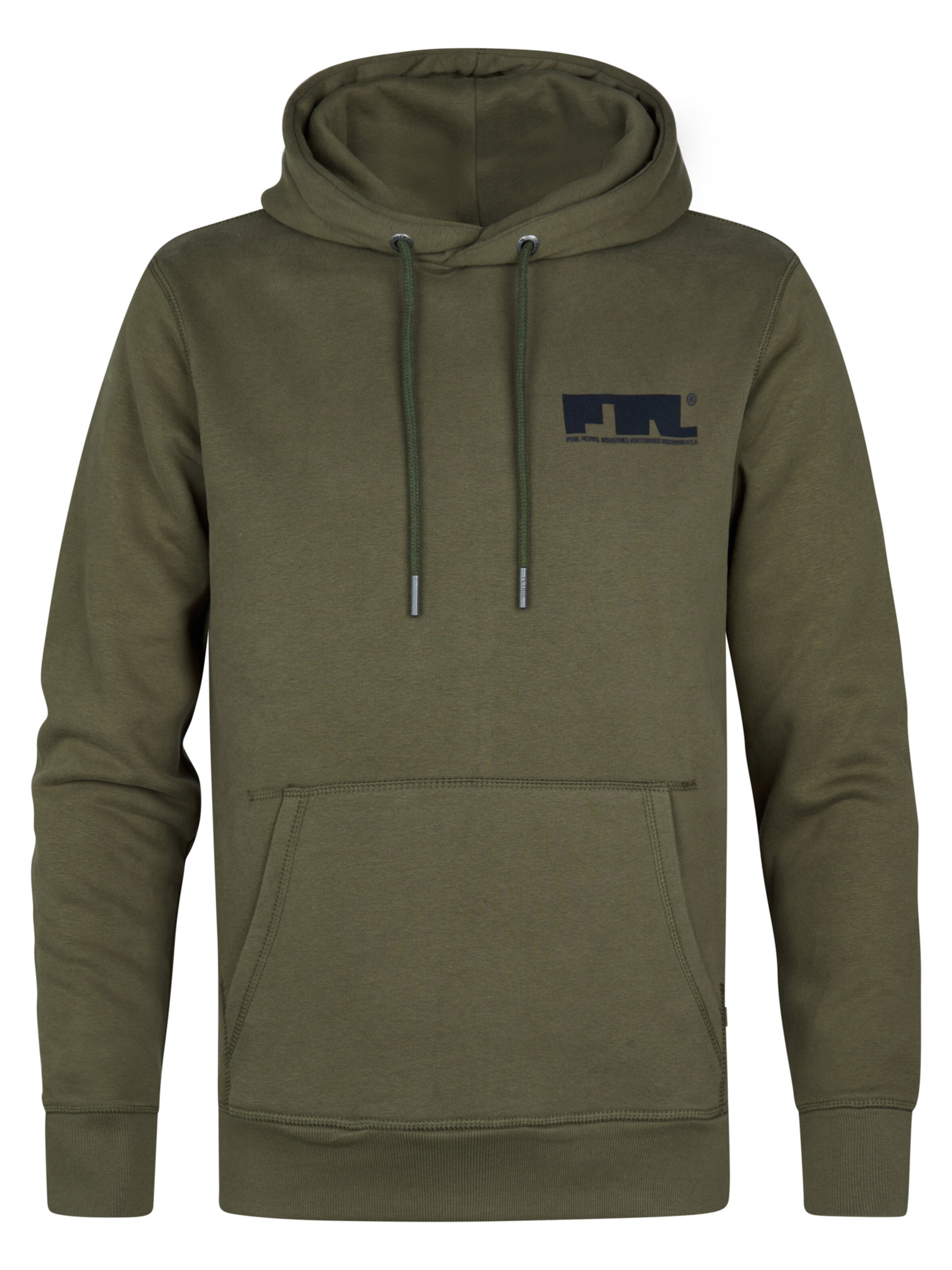Petrol Industries Sweatshirt in Groen: voorkant