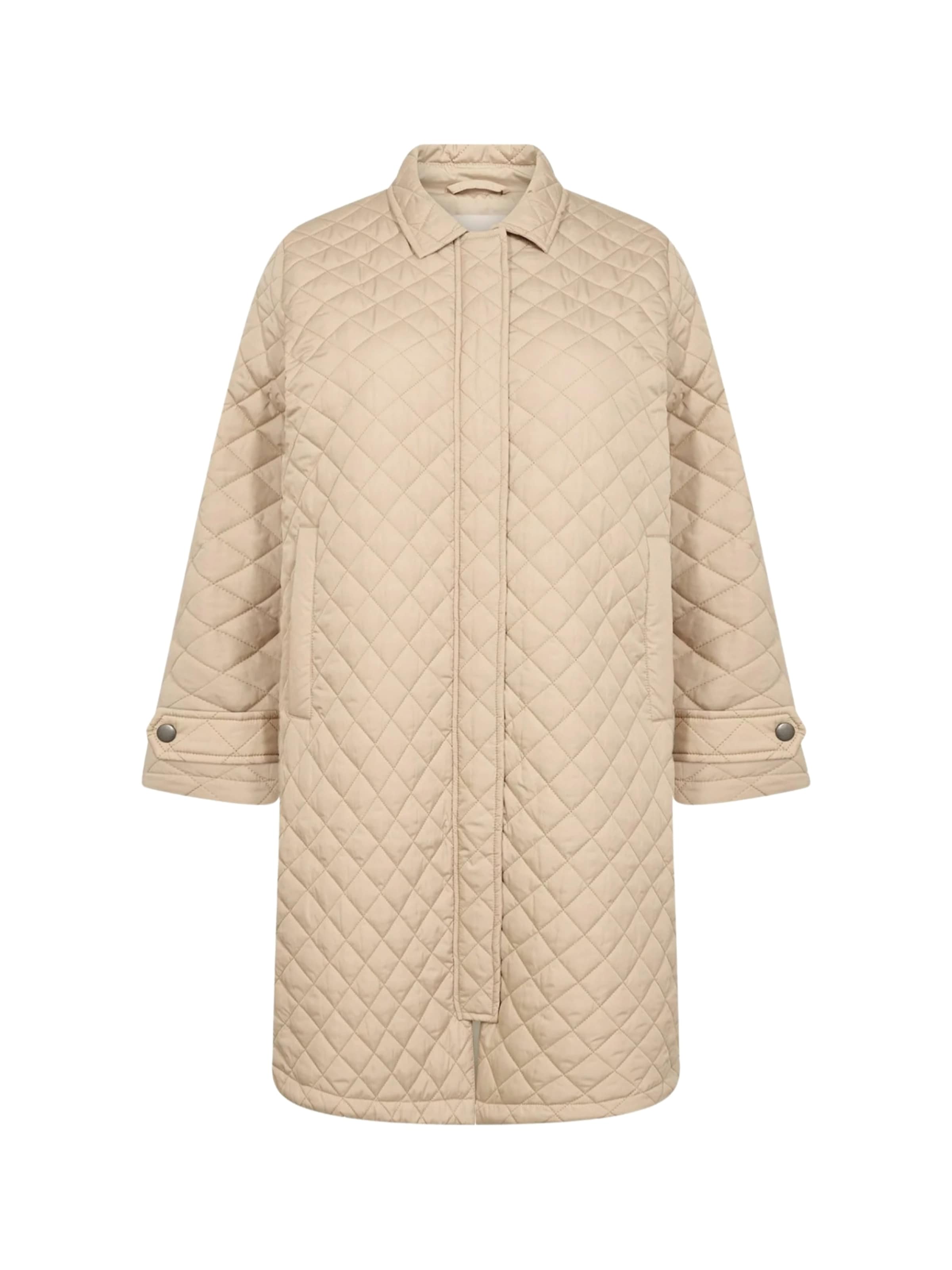 Wasabi Concept Mantel 'Stacie' in Beige: Vorderseite