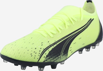 PUMA Soccer Cleats 'Ultra Match' in Yellow: front
