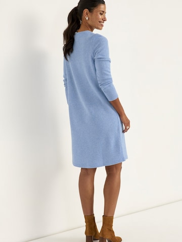 Cellbes of Sweden Gebreide jurk in Blauw