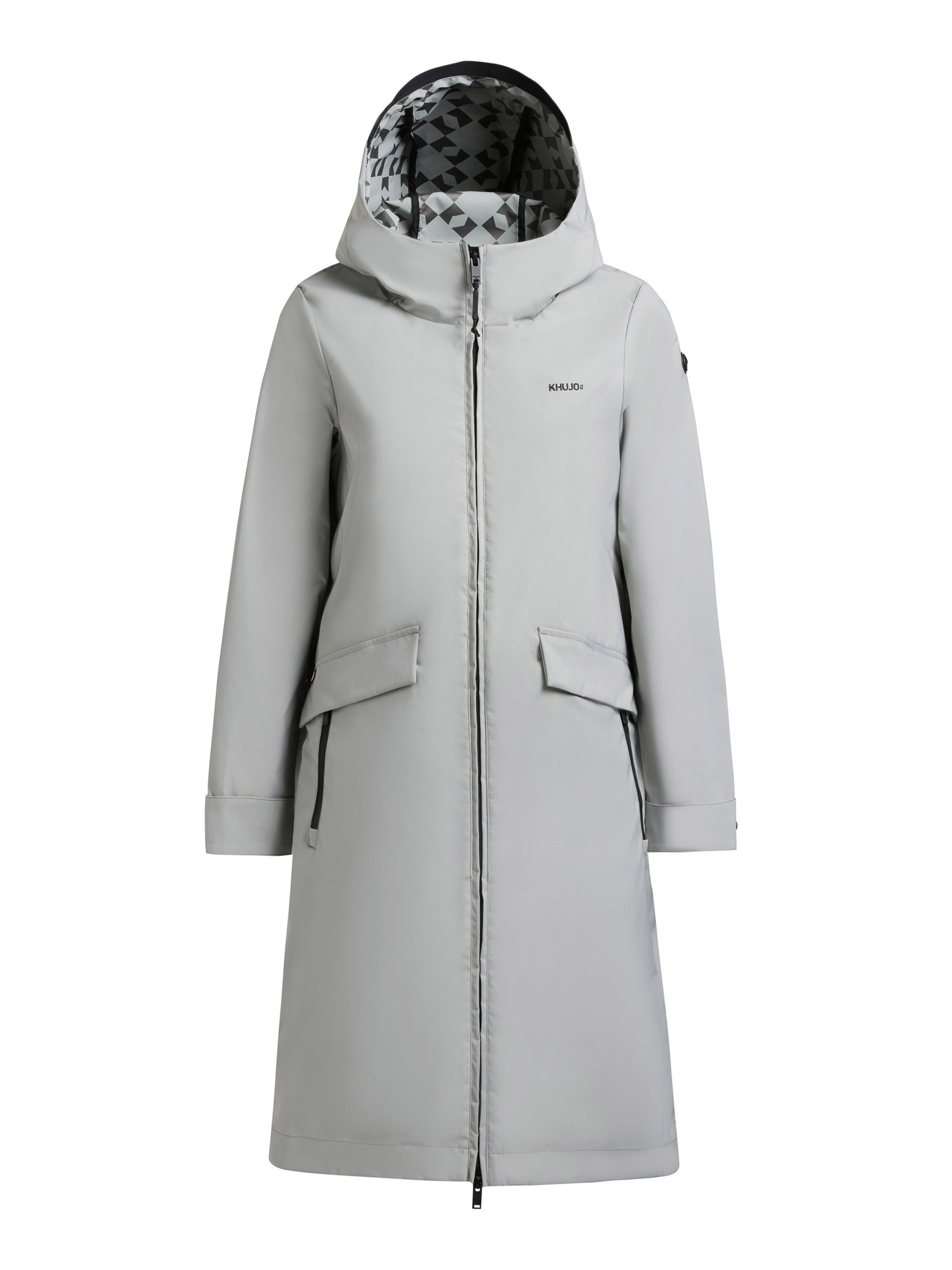 khujo - Abrigo de entretiempo 'Femke 2' en verde: frente