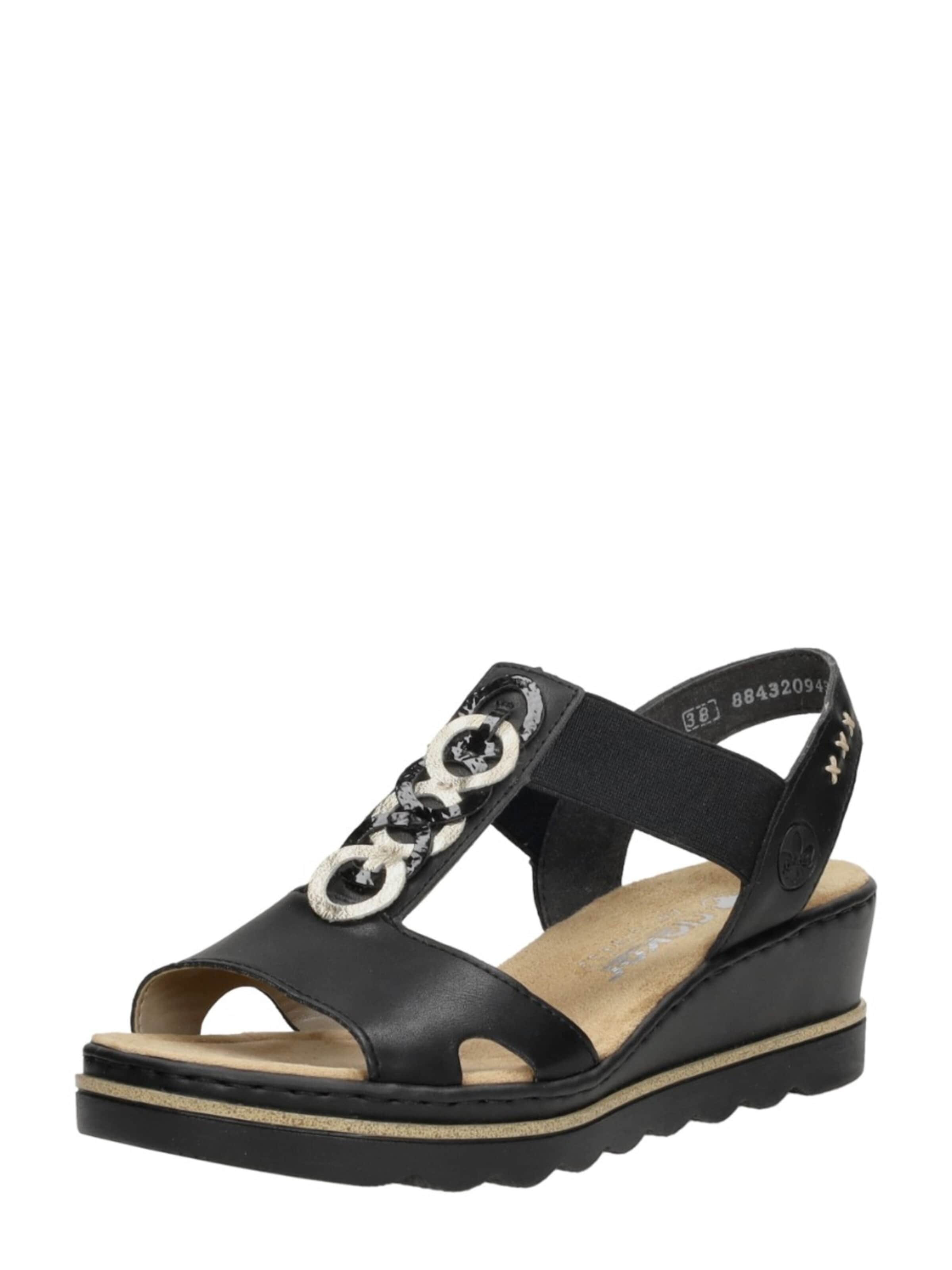 Rieker Sandal 'Sandalen Hak' in Black