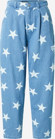 Colourful Rebel Loosefit Jeans 'Julia' in Blau: predná strana